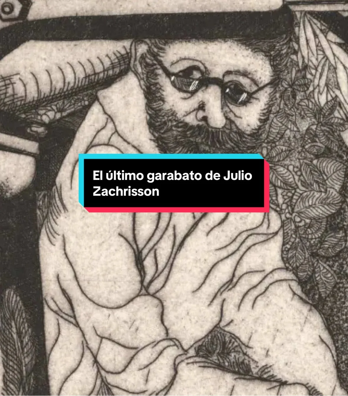 Impresión de la serigrafía del último garabato
